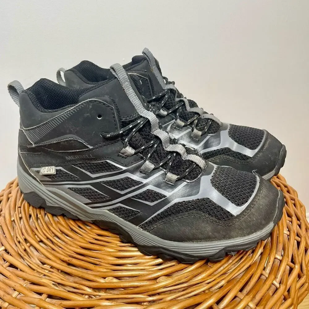 Merrell Hiking‎ Shoes Men Size 7 Moab FST WTRPF MY57967 Gray Black Outdoor